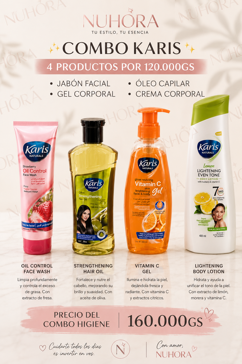 KIT KARIS ? TU RUTINA COMPLETA DE CUIDADO 
