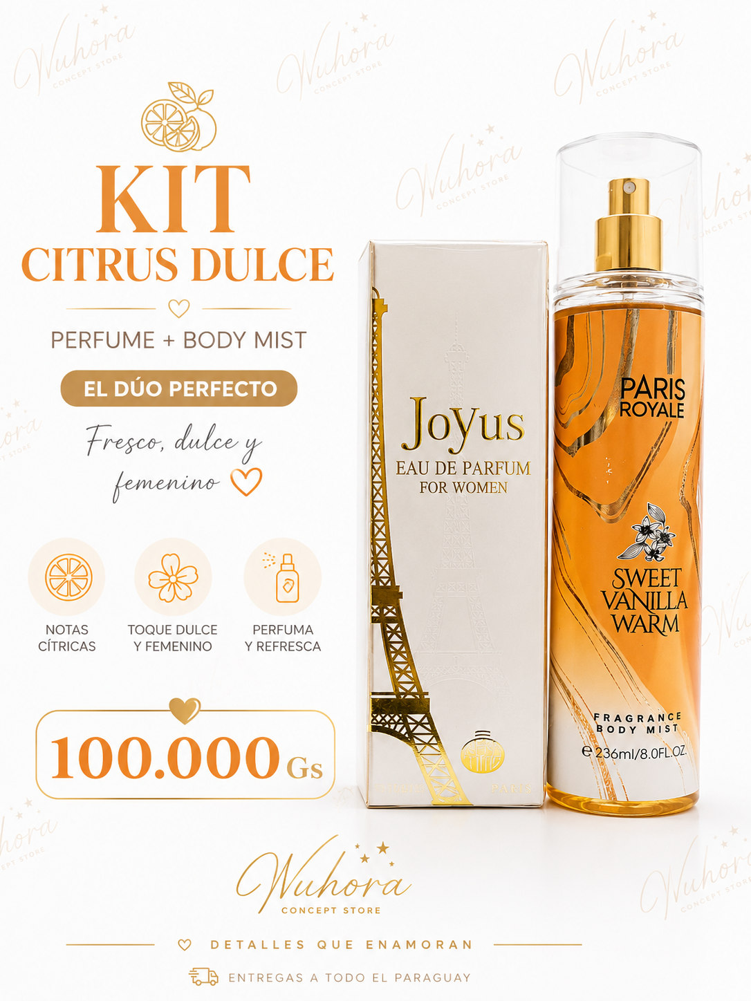 KIT CITRUS DULCE ? PERFUME + BODY MIST 